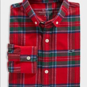 Vineyard Vines Nantucket Tartan Whale Flannel